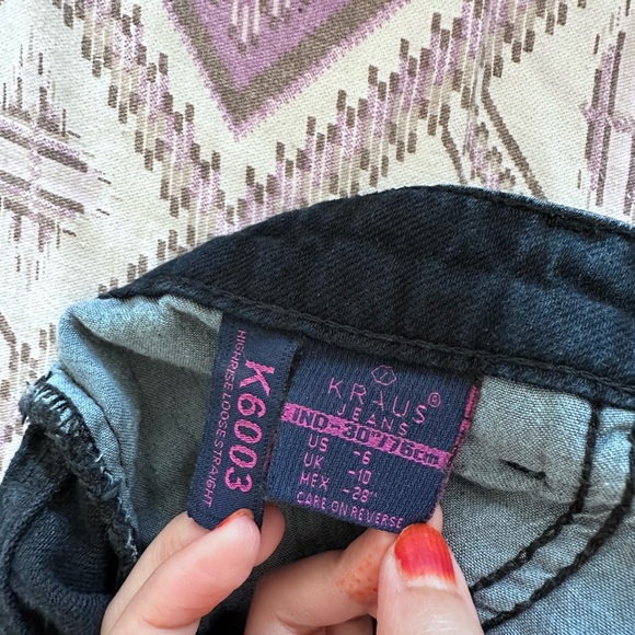 Kraus - Straight Ankle Jeans - Women - Dark Blue - US 6 - Picture 10 of 12